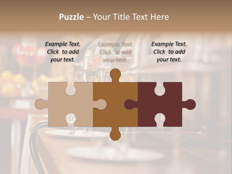 Objects Food Containers PowerPoint Template