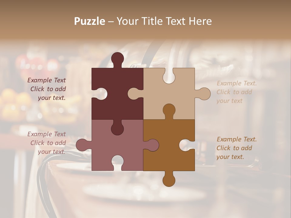 Objects Food Containers PowerPoint Template