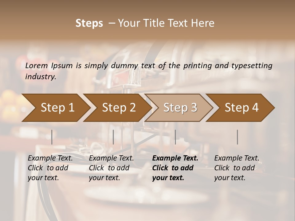 Objects Food Containers PowerPoint Template