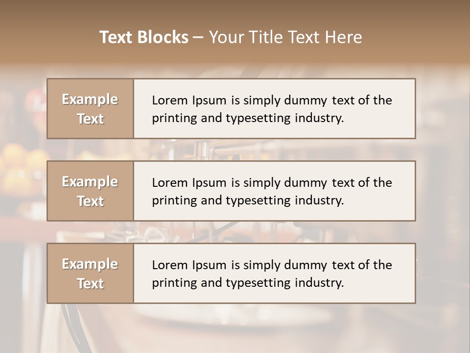 Objects Food Containers PowerPoint Template