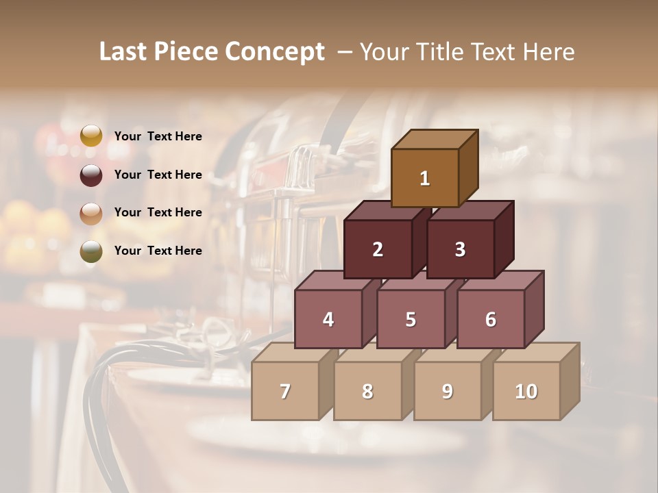 Objects Food Containers PowerPoint Template