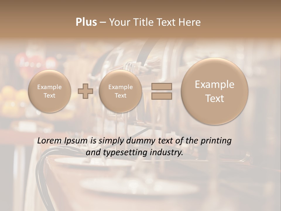 Objects Food Containers PowerPoint Template