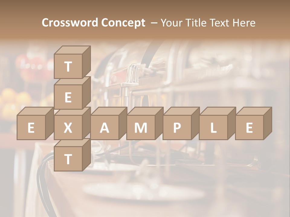 Objects Food Containers PowerPoint Template