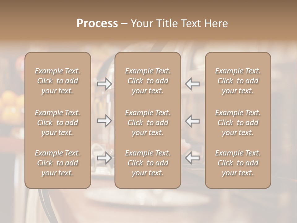 Objects Food Containers PowerPoint Template