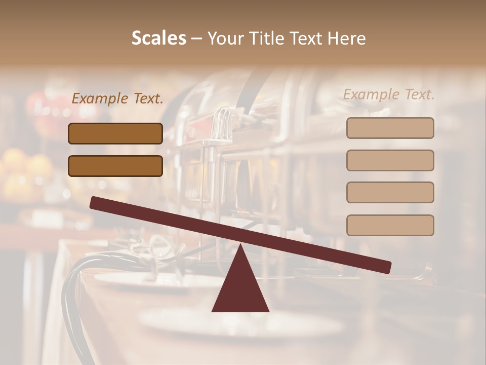 Objects Food Containers PowerPoint Template