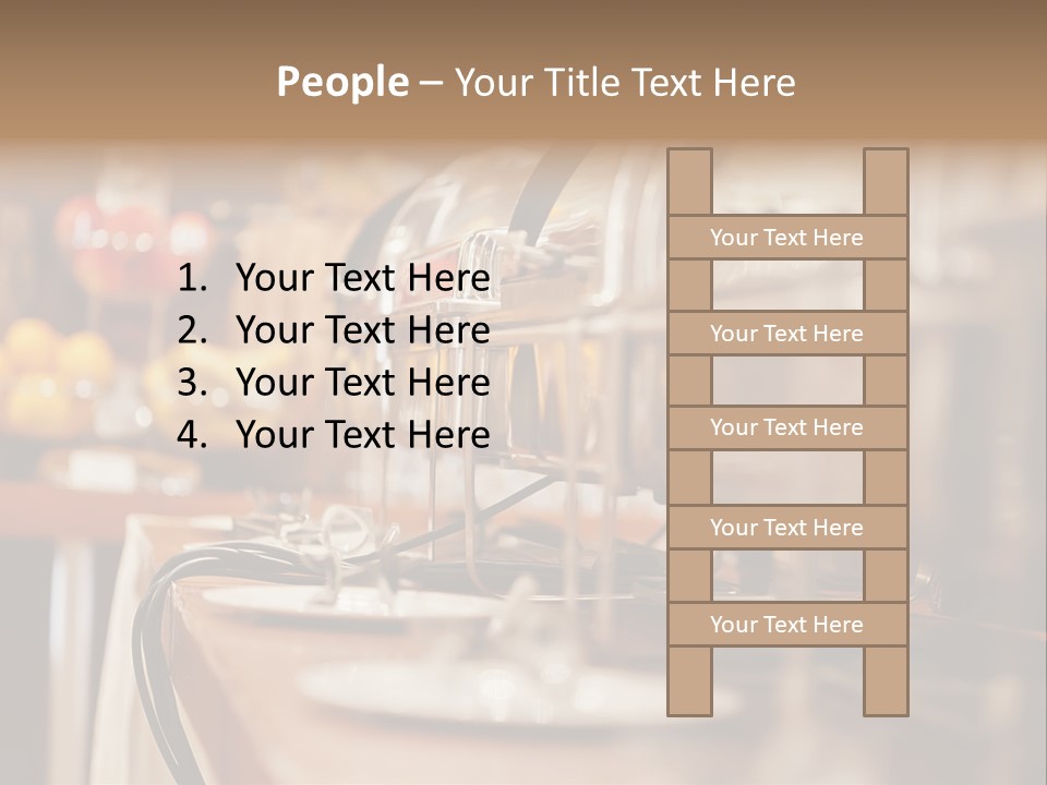 Objects Food Containers PowerPoint Template
