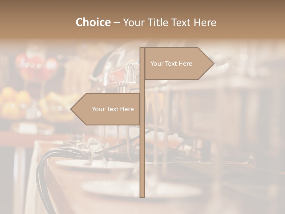 Objects Food Containers PowerPoint Template