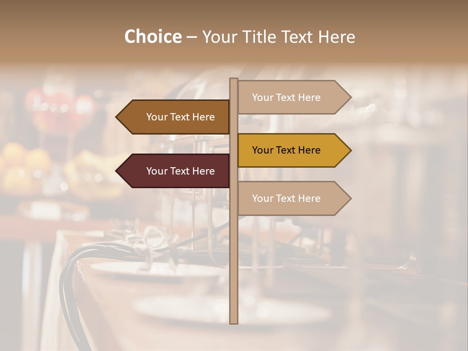Objects Food Containers PowerPoint Template