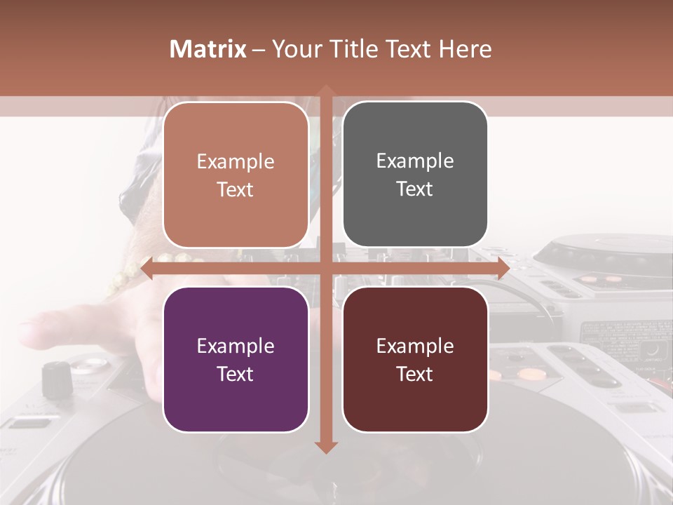 Jockey Stereo Disc PowerPoint Template