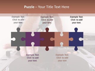 Jockey Stereo Disc PowerPoint Template