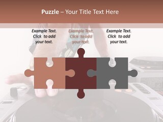 Jockey Stereo Disc PowerPoint Template