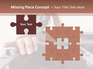 Jockey Stereo Disc PowerPoint Template