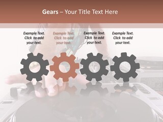 Jockey Stereo Disc PowerPoint Template