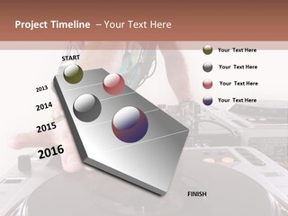 Jockey Stereo Disc PowerPoint Template