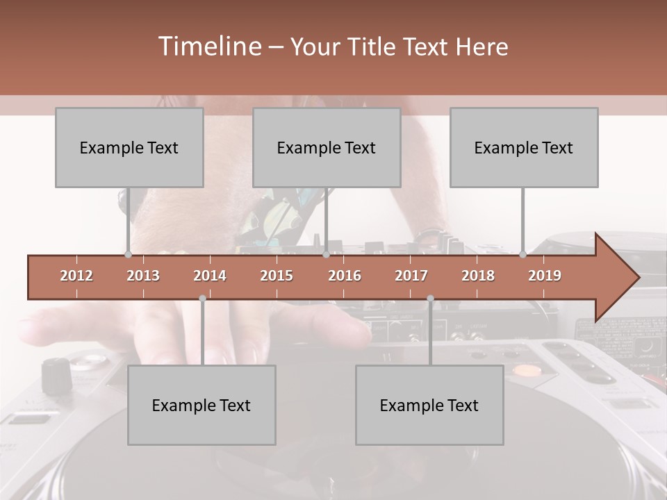 Jockey Stereo Disc PowerPoint Template