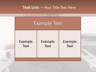 Jockey Stereo Disc PowerPoint Template