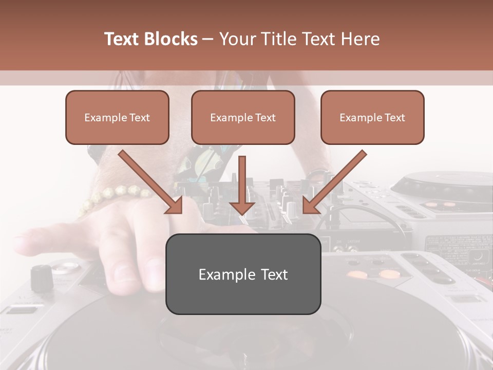 Jockey Stereo Disc PowerPoint Template