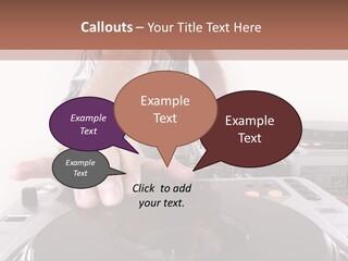 Jockey Stereo Disc PowerPoint Template