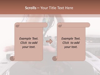 Jockey Stereo Disc PowerPoint Template