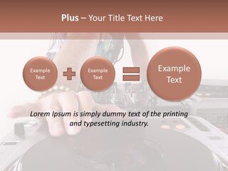 Jockey Stereo Disc PowerPoint Template