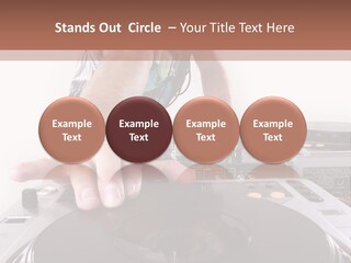 Jockey Stereo Disc PowerPoint Template