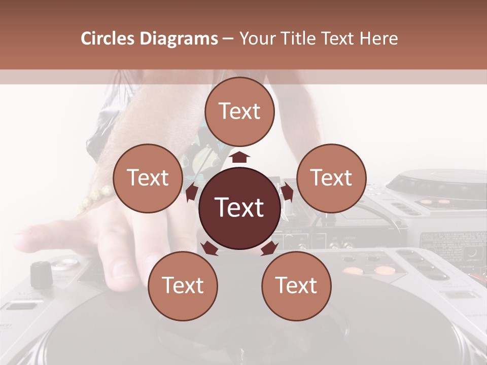 Jockey Stereo Disc PowerPoint Template