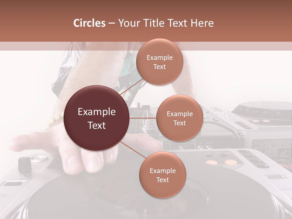 Jockey Stereo Disc PowerPoint Template