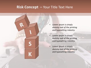 Jockey Stereo Disc PowerPoint Template