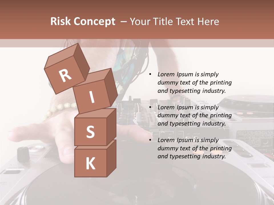 Jockey Stereo Disc PowerPoint Template