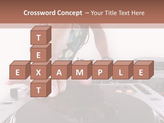 Jockey Stereo Disc PowerPoint Template