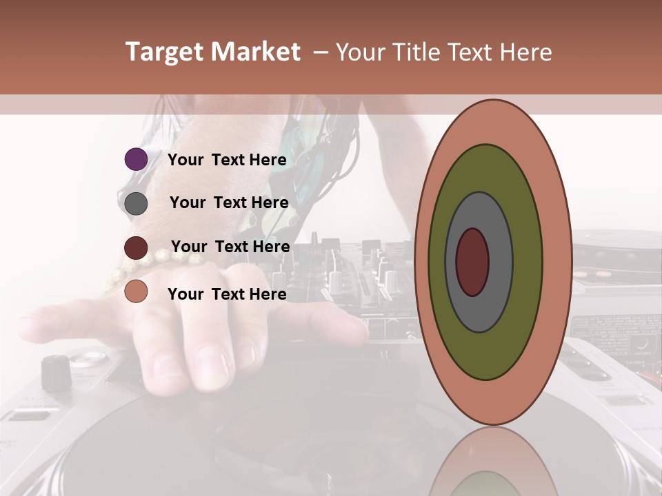 Jockey Stereo Disc PowerPoint Template