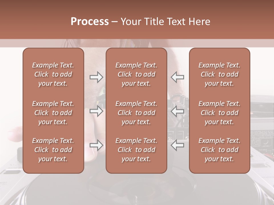 Jockey Stereo Disc PowerPoint Template