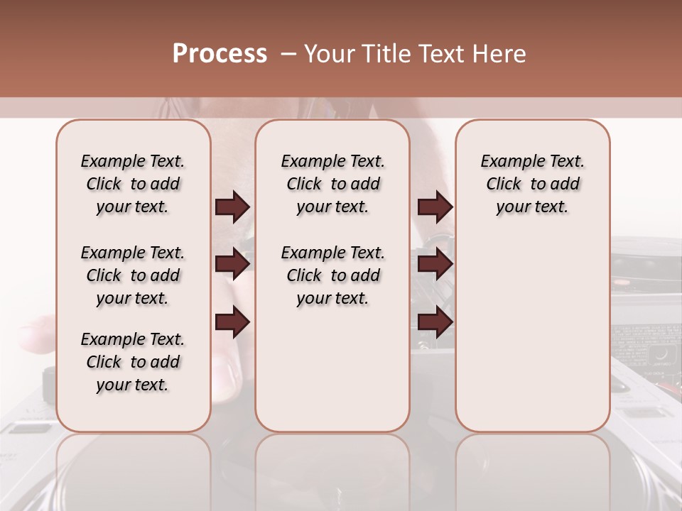Jockey Stereo Disc PowerPoint Template