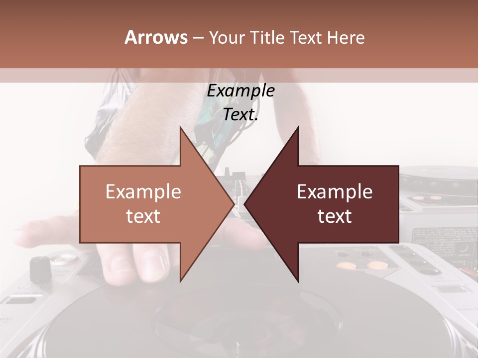 Jockey Stereo Disc PowerPoint Template