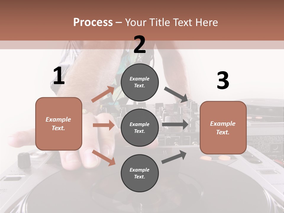 Jockey Stereo Disc PowerPoint Template