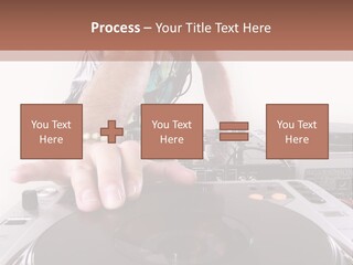 Jockey Stereo Disc PowerPoint Template
