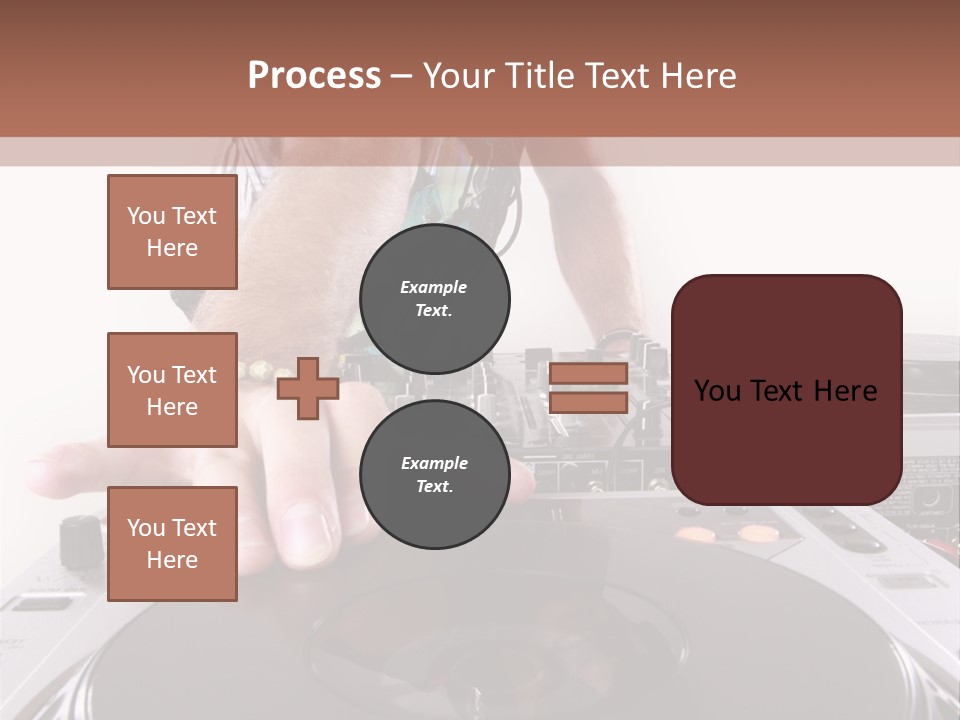 Jockey Stereo Disc PowerPoint Template