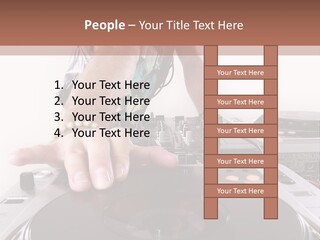 Jockey Stereo Disc PowerPoint Template