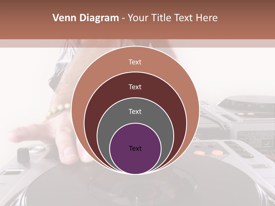 Jockey Stereo Disc PowerPoint Template