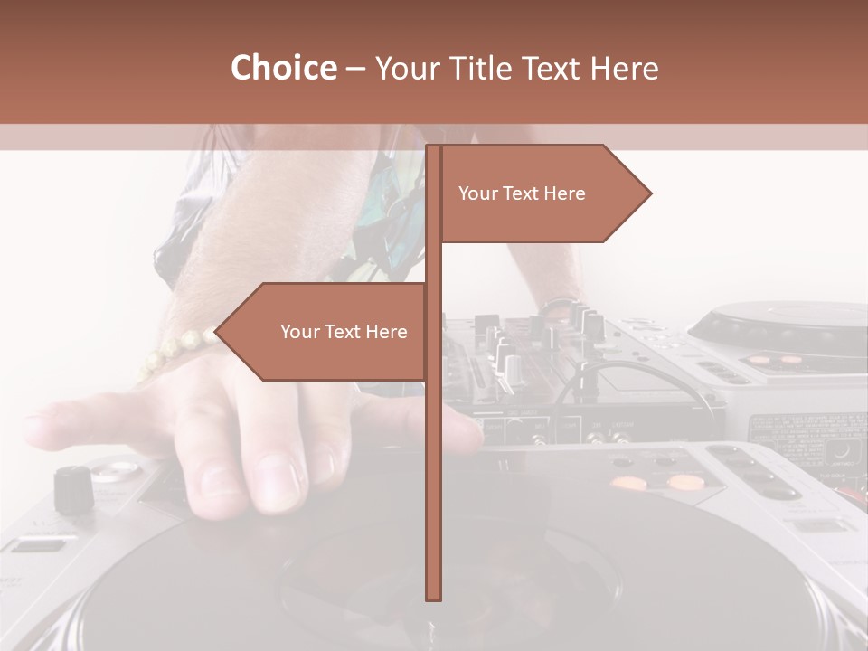 Jockey Stereo Disc PowerPoint Template