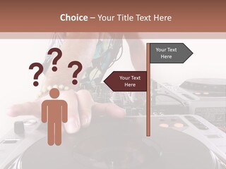 Jockey Stereo Disc PowerPoint Template