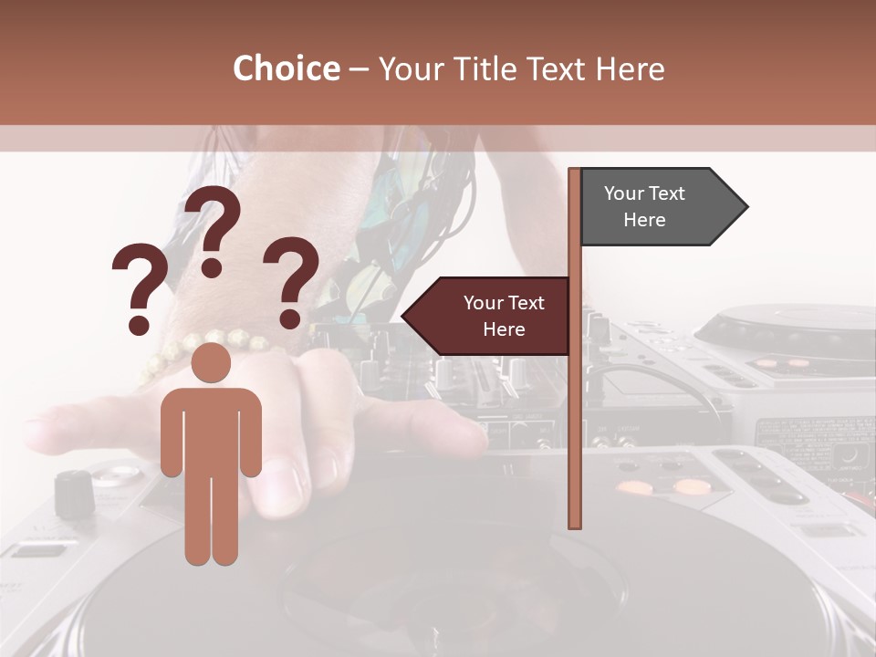 Jockey Stereo Disc PowerPoint Template