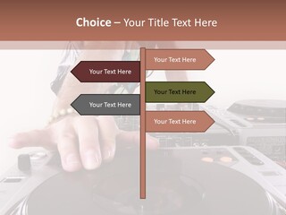 Jockey Stereo Disc PowerPoint Template