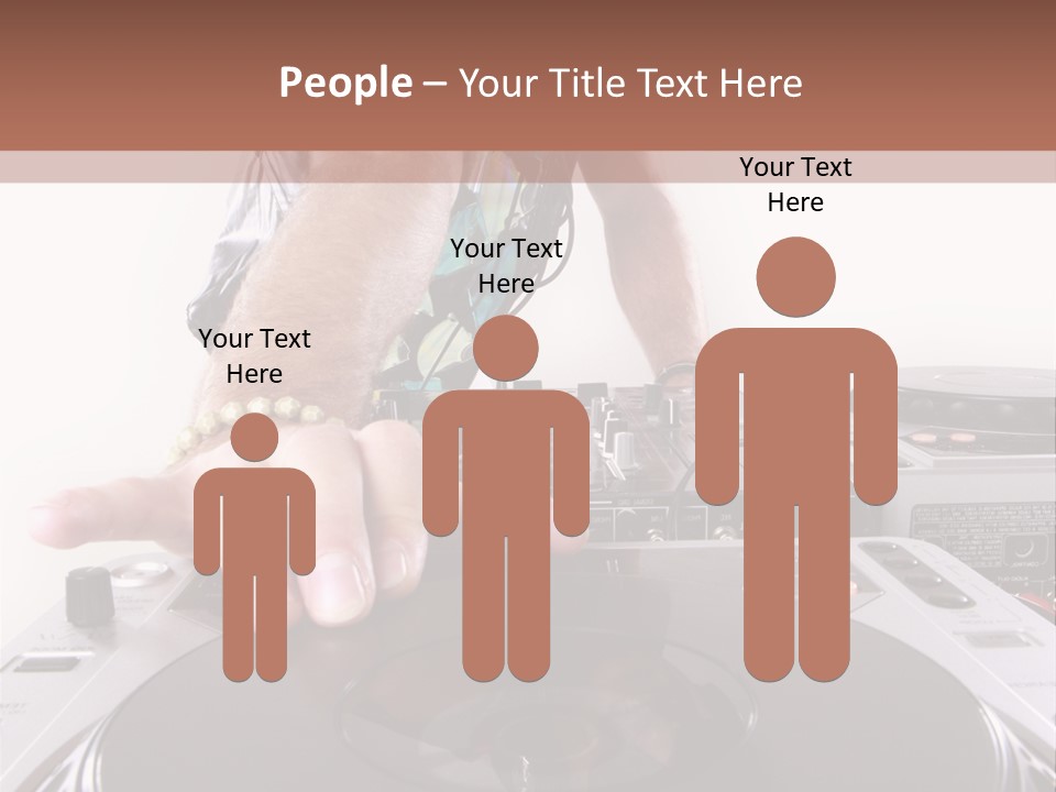 Jockey Stereo Disc PowerPoint Template