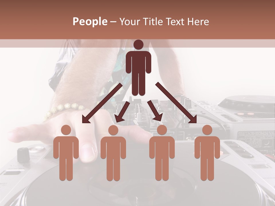 Jockey Stereo Disc PowerPoint Template