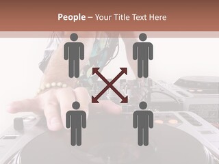 Jockey Stereo Disc PowerPoint Template