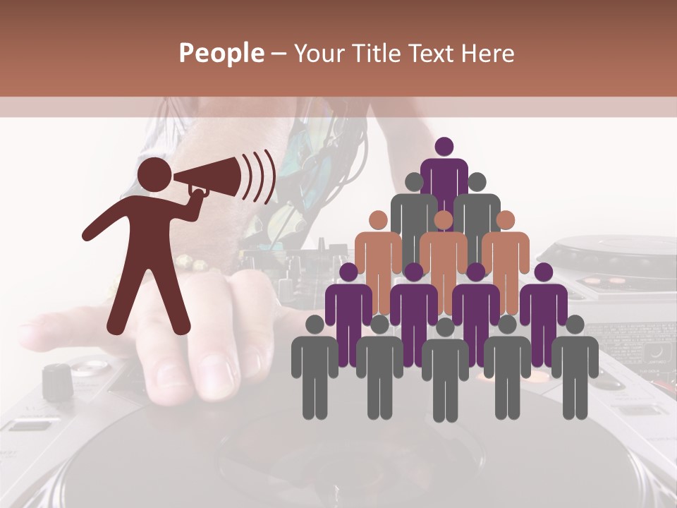 Jockey Stereo Disc PowerPoint Template