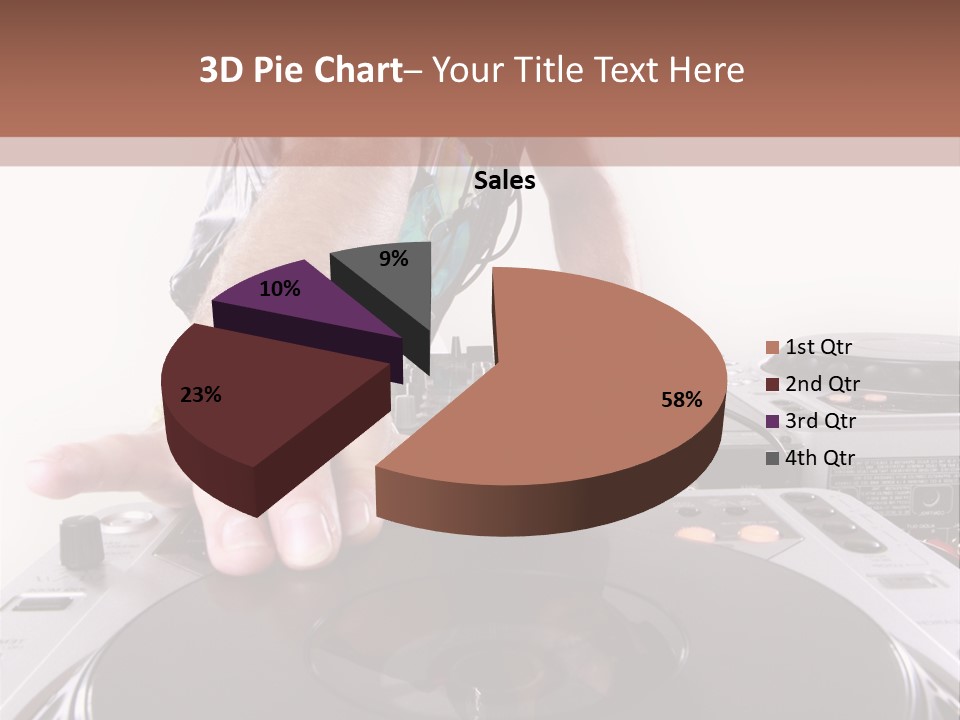 Jockey Stereo Disc PowerPoint Template
