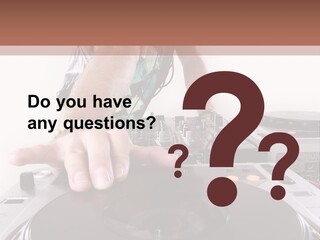 Jockey Stereo Disc PowerPoint Template