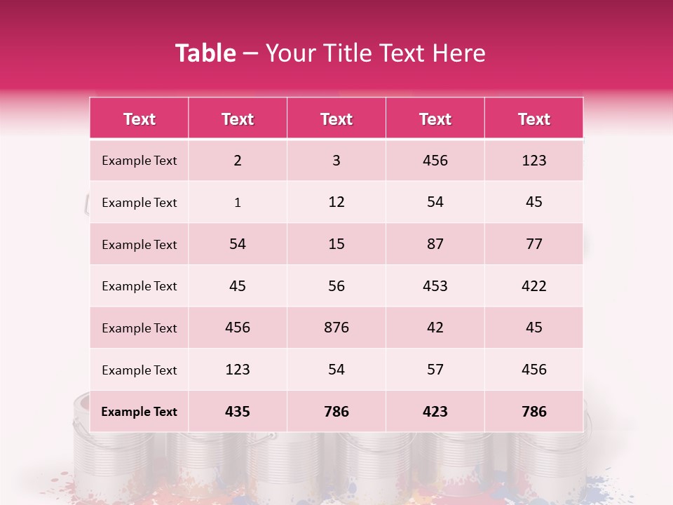 Object Work Pot PowerPoint Template
